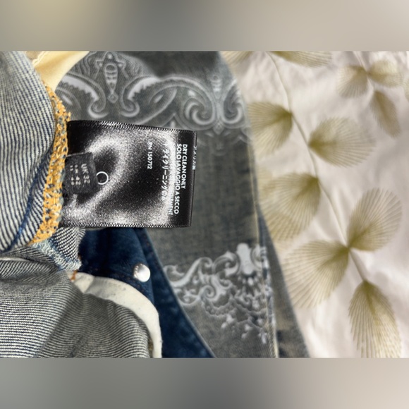Nwot jeans by Amiri paisley clay indigo nwot size 32w inseam 33 authentic Italy! - Picture 12 of 17
